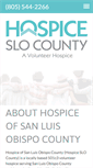 Mobile Screenshot of hospiceslo.org