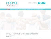 Tablet Screenshot of hospiceslo.org